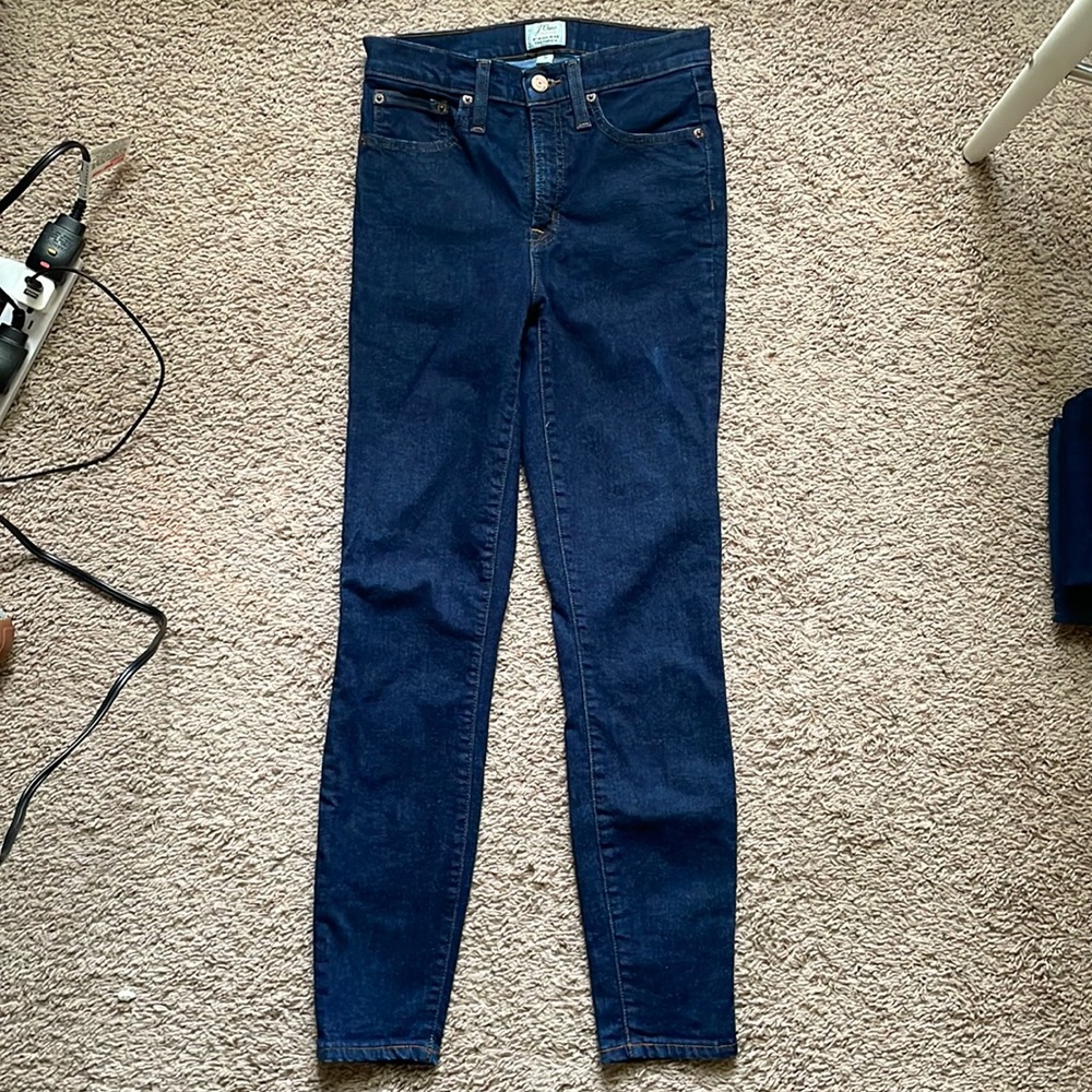 JCREW Women’s 3” High Rise Toothpick Jeans 26
